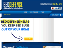 Tablet Screenshot of beddefense.com